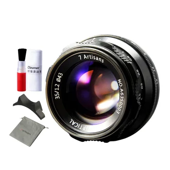 

7artisans 35mm F1.2 Prime Lens for Sony E-mount for Fuji XF APS-C Camera Manual Mirrorless Fixed Focus Camera Lens For Sony