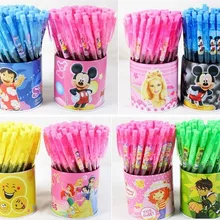 48 шт./лот большая акция kt кошка мультфильм Кот Шариковая ручка Шариковая металлическая ведро Канцелярский набор