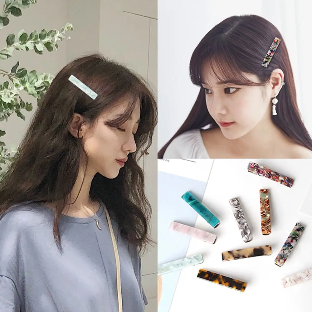 

Fashion Resin Acetate Hair Clip Women Girls Headwear Barrettes Hairpins Gifts