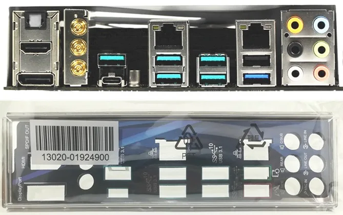 OEM I/O Shield For ASRock Z170 PRO4 Motherboard Backplate IO OEM I/O Shield For ASRock Z170 PRO4 Motherboard Backplate IO