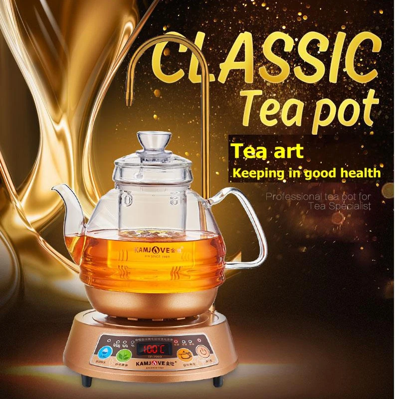 

KAMJOVE TP-700D Automatic add water electric teapot the boiled tea electric tea kettle machine automatic boiling tea glass pot