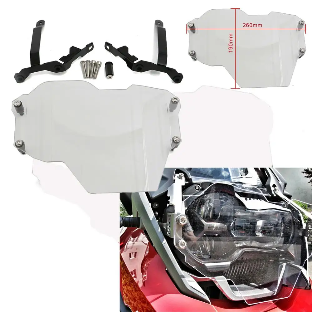

Motorcycle Accessories Head Light Clear Headlight Grille Guard Cover Protector For BMW R1200GS R 1200 GS R1200 1200GS LC ADV
