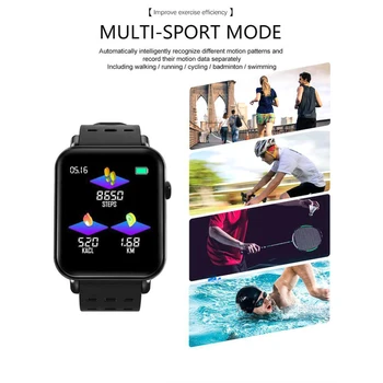 

smart watch Y6 pro 1.3" Smart Band Fitness Bracelet Blood Pressure Heart Rate Monitor Watch Pressure Heart Rate Monitor Band