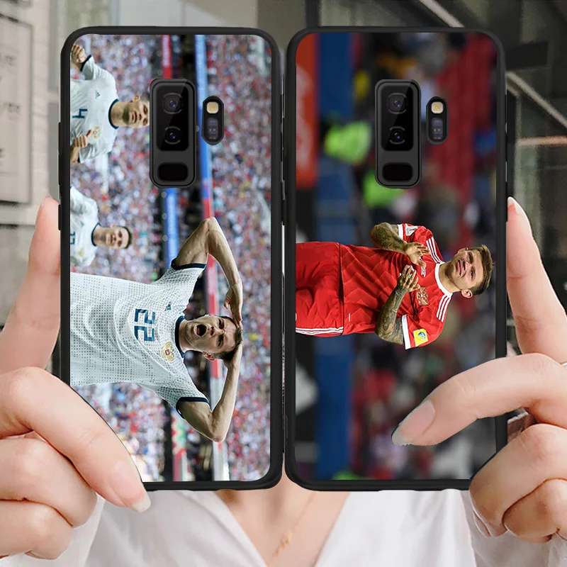 

Yinuoda Phone Case For Russian Team Artem Dzyuba Galaxy Note4 5 9 A7 A8 2018 Soft TPU Cover For Samsung J2Pro J4 J6 J7 Note5