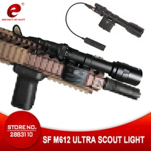 Element suprefir M612 флэш-светильник ультра винтовочный оружейный светильник тактический фонарь супер яркий 350 лм светильник светодиодный Ver охотничий фонарь EX444
