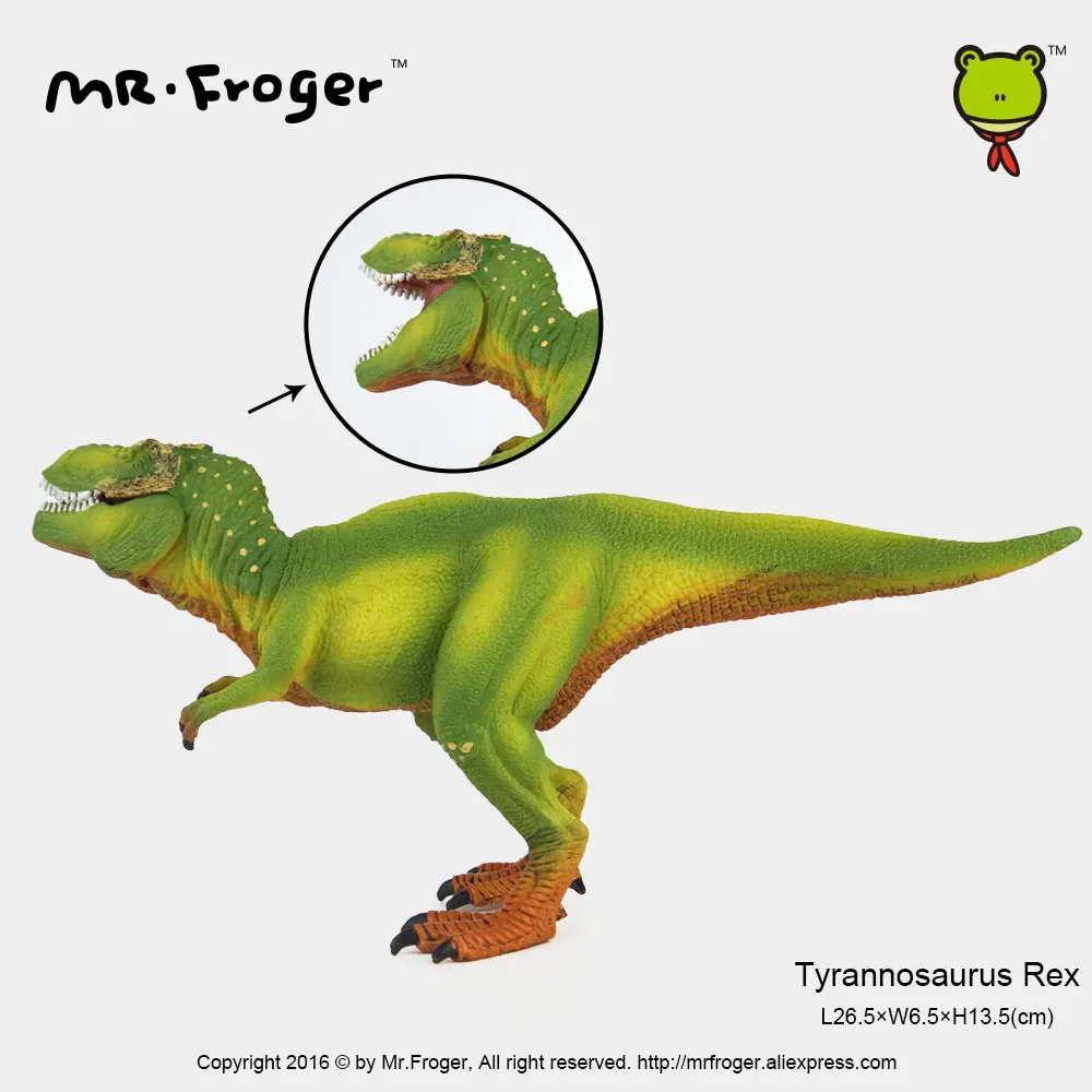 Mr.Froger тираннозавр Рекс искусственная фантазия классические игрушки детские