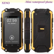 XENO MINI J5 Cep Telefonu IP65 Su Ge irmez 3G Smartphone MT6580 Quad Core 2.4 In Ekran 1 GB RAM 8 GB ROM Android 5.1 Z18 J6 J5