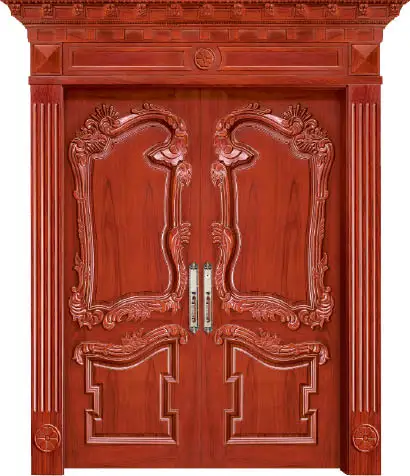 2016 Hot Sale Top Quality Entry Solid Wood Door Enterior Wooden Door 2016 hot sale top quality entry solid wood door enterior wooden door hotel security doors antique villas door ID1606A002 - 2016 Hot Sale Top Quality Entry Solid Wood Door Enterior Wooden Door