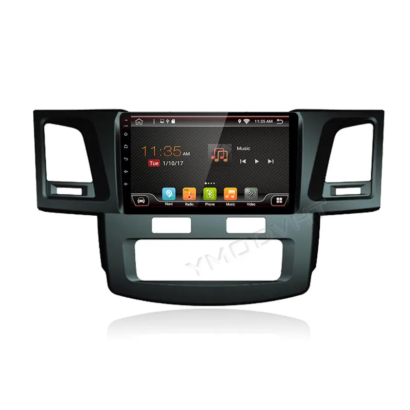 YMODVHT 2.5D 9 дюймов 4 Гб+ 64 ГБ Android 9,0 Автомобильный DVD Радио для Toyota fortuner/Vigo 2008-2012 2013 gps навигация Мультимедиа