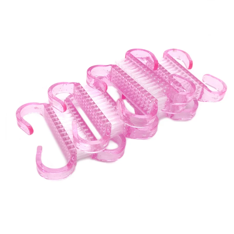 Escova de Limpeza do Prego Ferramentas da Arte do Prego Lote Rosa Conjunto Cuidado Manicure Macio Remover Poeira Pequeno Ângulo 100 Pçs - Cor 8 remover poeira pequeno ângulo ferramentas da arte do prego
