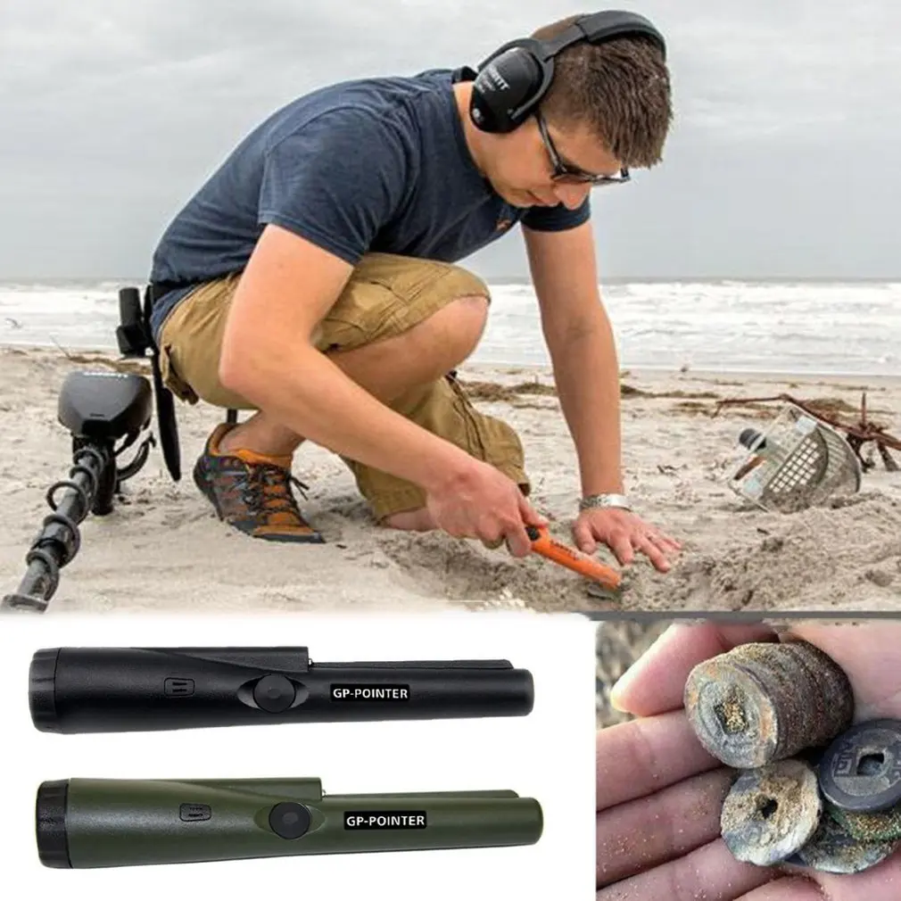 

Professional Pinpointing Metal Detector GP-Pointer Gold Metal Detector Static Alarm with Bracelet