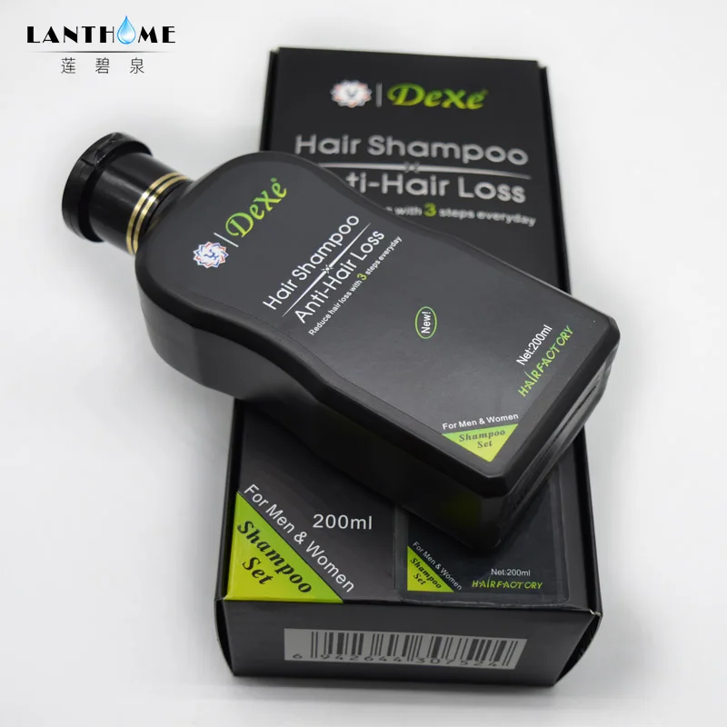 200 мл Dexe шампунь для волос, набор против выпадения волос, китайский травяной продукт для роста волос, предотвращающий Уход за волосами для мужчин и женщин