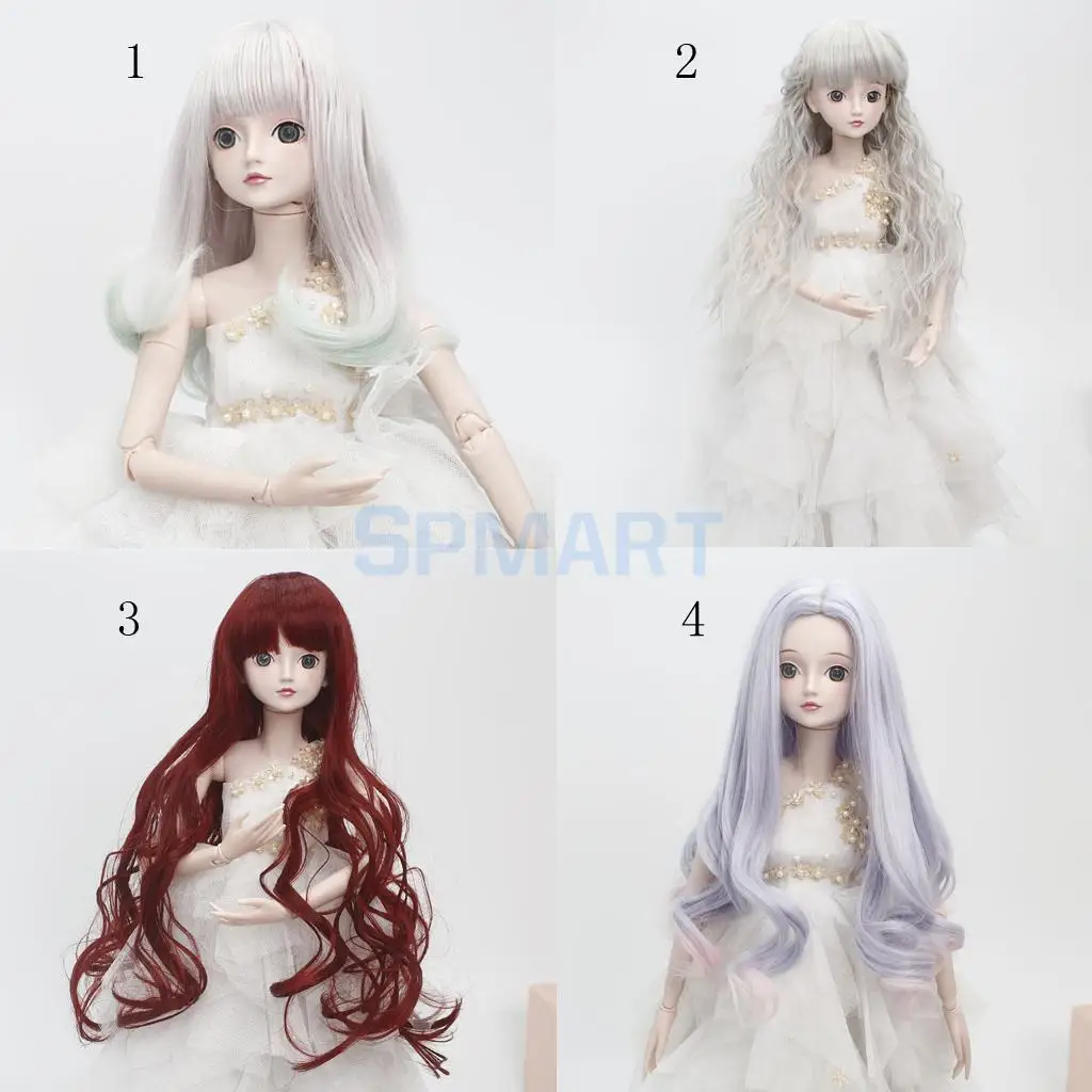 Куклы модные аксессуары волнистые вьющиеся волосы парик для 1/3 BJD SD куклы DIY Изготовление и ремонт аксессуары