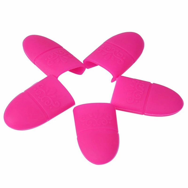 

Monja Nail Art Tips Uv Gel Eraser Wrapped Silicone Elastic Soak Cap Clip Manicure Cleaning Varnish Can Be Reused