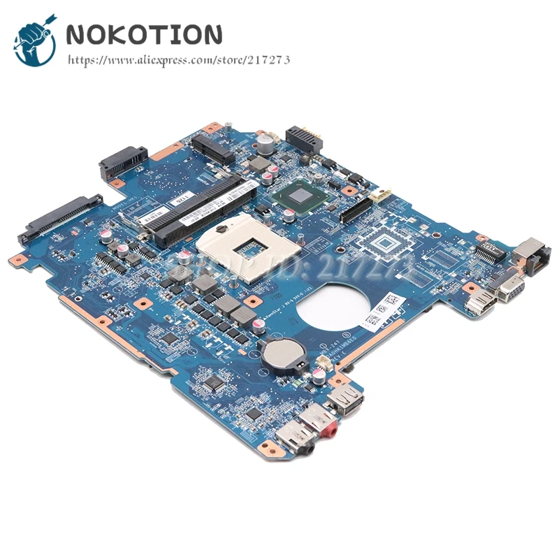 NOKOTION для SONY VPCEH PCG-71912L VPCEH14FM материнская плата ноутбука A1827699A DA0HK1MB6E0 RE V.E HM65 MBX-247 |
