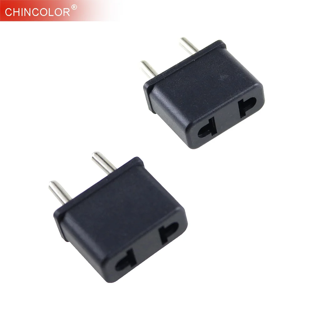 

1PCS US EU Travel Charger Adapter Plug Outlet Converter Adapter USA Plug to European Cord for use Residential General-Purpos JQ