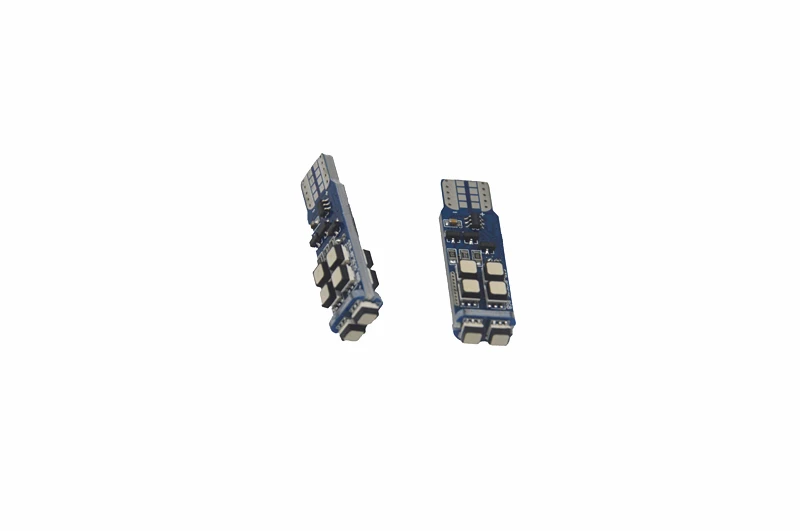 2шт новый авто светодиодный RGB лампы T10 3535 w5w Универсальный номерной знак