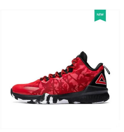 Лето поле практичная обувь мужские простые и элегантные, для особого случая; нескользящие дышащие Баскетбол обувь E82051A пик - Цвет: Красный