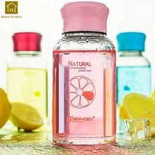 Милый творческий Чай Прозрачный Прочный Двойной Слои Стекло чашка с соломкой Питьевая стаканы, бокалы стекла Стекло посуда Бутылка Стекло продукта WKE075