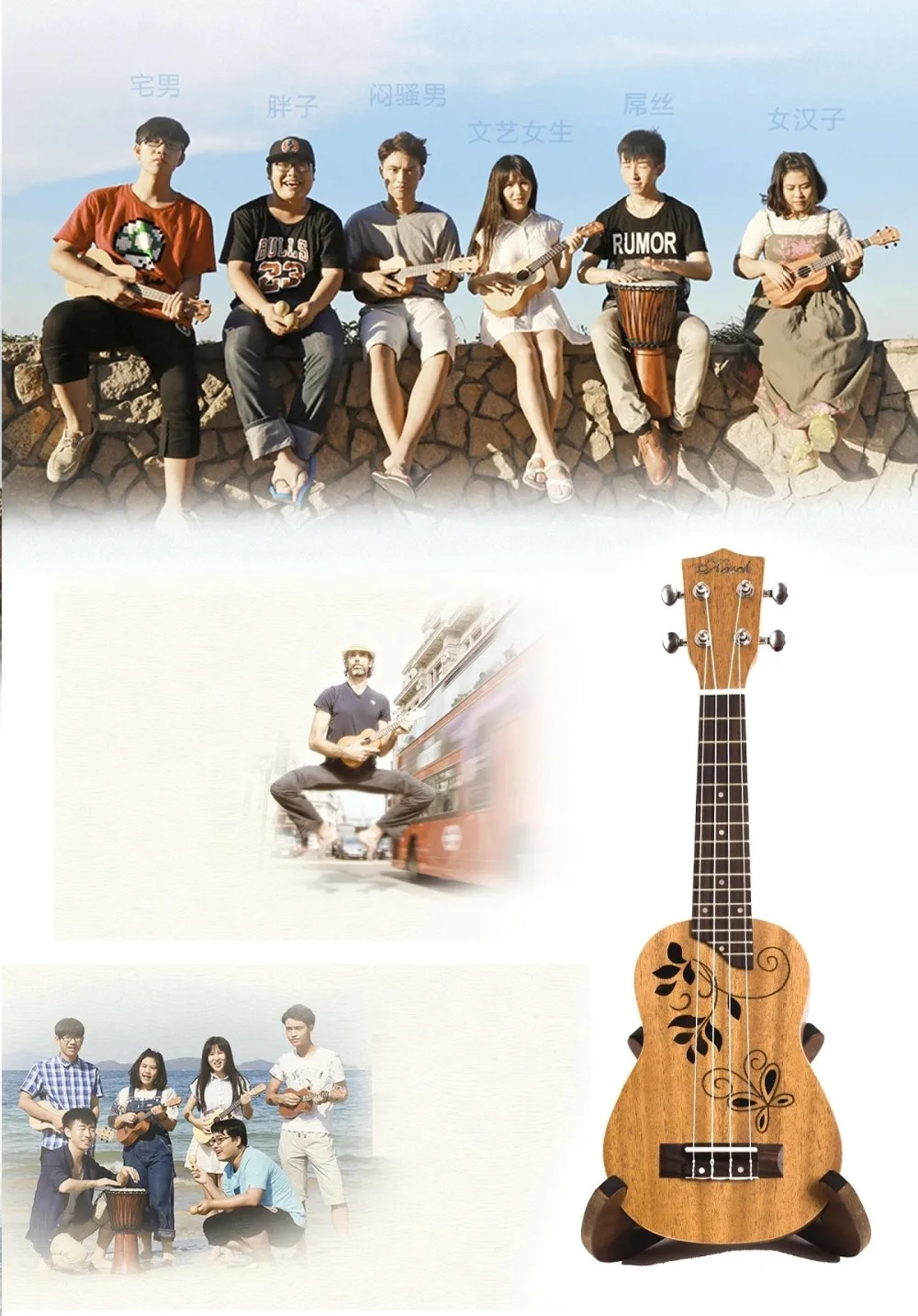 Kasch 21 compact compact compacto ukelele ukulele