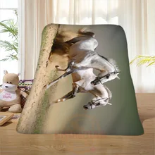 P#108 Custom Horse#17 Home Decoration Bedroom Supplies Soft Blanket size 58×80,50X60,40X50inch SQ01016@H+108