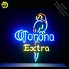 Neon Sign for Corona Extra Parrot Neon Tube sign handcraft Decorate Beer Bar pub Iconic Sign Recreation room Art Lamps