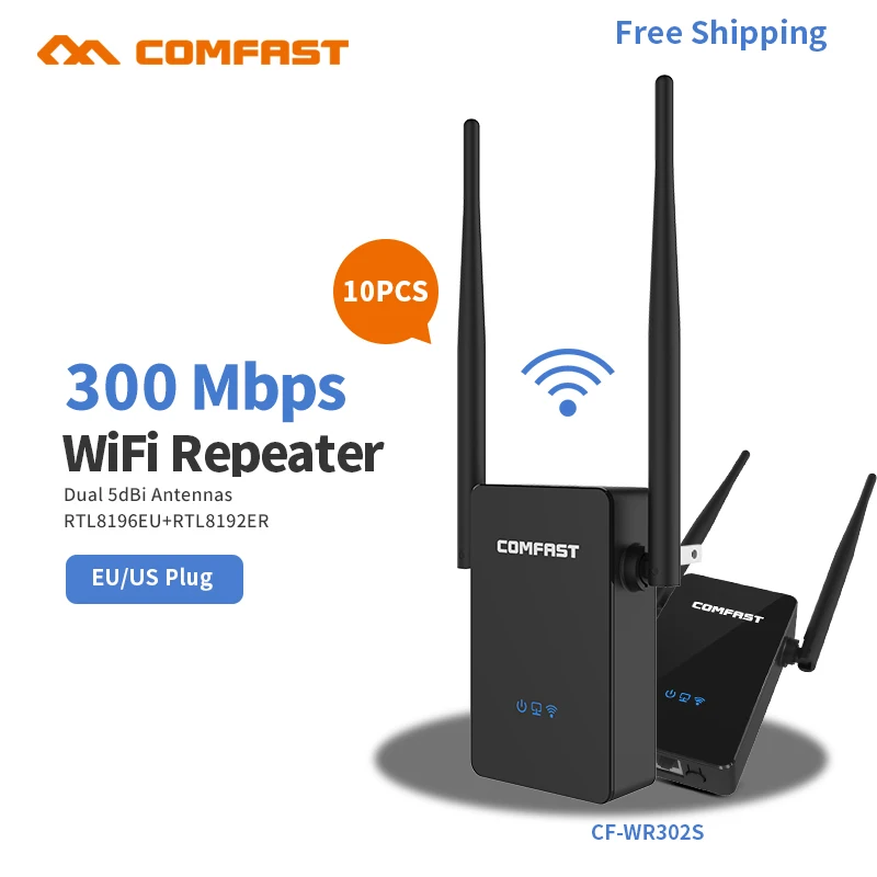 10 шт. Comfast WIFI ретранслятор/маршрутизатор/точка доступа 10dbi антенна беспроводной Wi