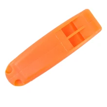Survival Kit Double-Frequency Whistle Outdoor Hiking Camping Emergency Lifesaving Tool Cheerleading Referee Plastic Whistle