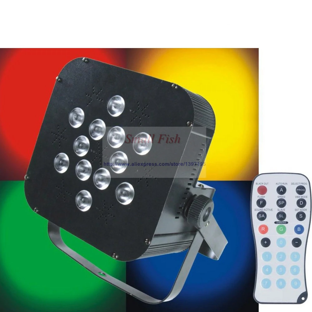  2XLot Wireless Battery 12X18W RGBWA-UV 6IN1 Wash DMX Par Lights Effect Stage Light Auto Sound Activ