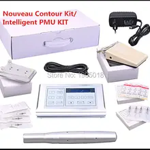 Дешевые 1 комплект постоянного машинка для перманентного макияжа комплект профессиональный цифровой Швейцарский стоматологический наконечник для бровей устройство для татуажа микро иглы