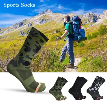 SKY KNIGHT Olive Green Camouflage Cycling Socks MTB Bike Polyester Breathable Road Bicycle Socks For Sport Cycling Equipment 6