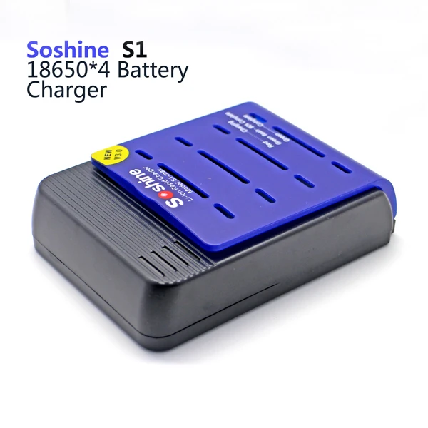 Soshine SC S1 Max V3.0 4 канальное зарядное устройство с американской/европейской вилкой