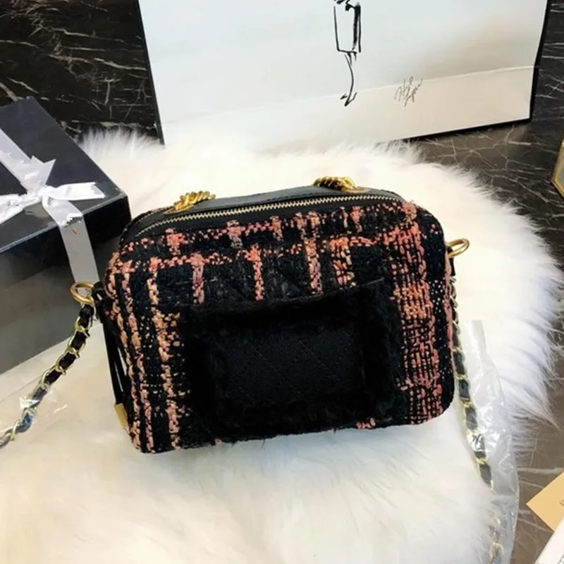 

Top-quality Genuine Leather Shoulder Messenger Bags Channels Bags Luxury Fashion Women Leather Handbags Clutch Purses Sac A Main