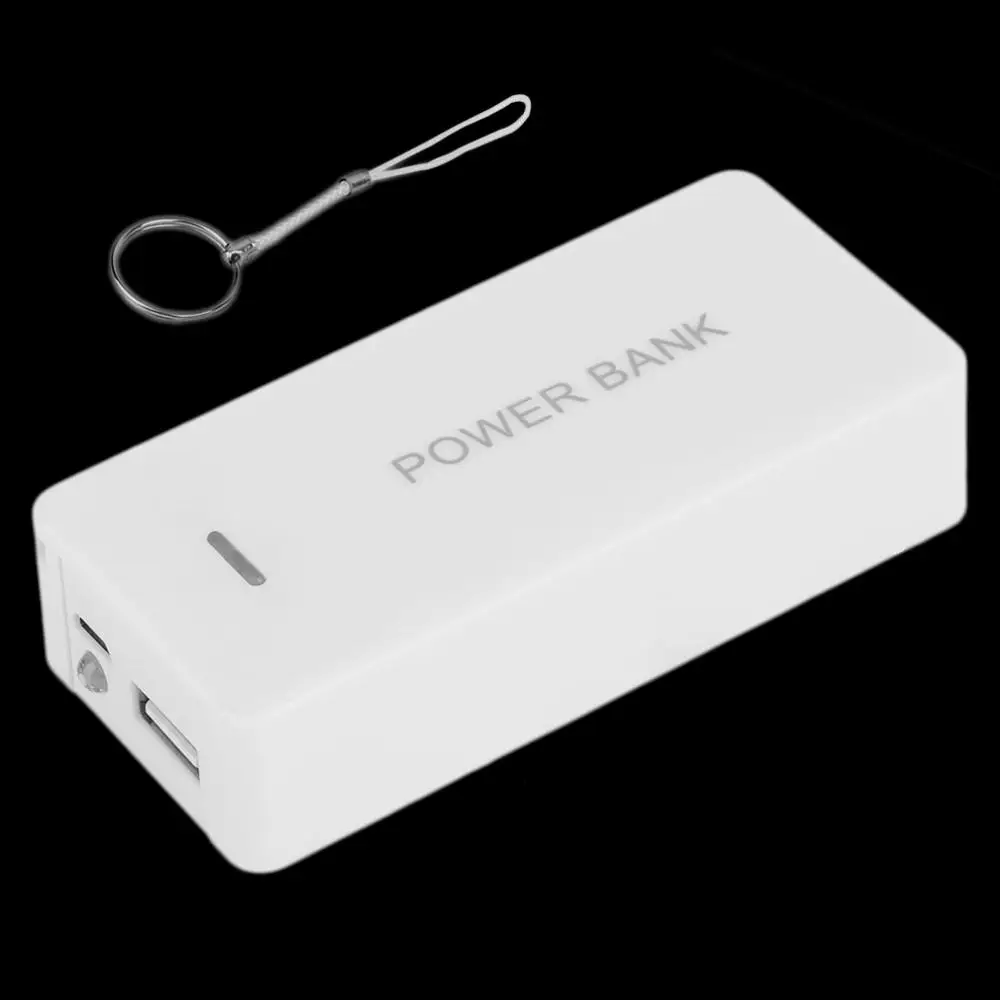 5600 мАч портативное зарядное устройство Внешний Мобильный резервный банк питания батарея USB Универсальное зарядное устройство подходит для смартфона - Цвет: White
