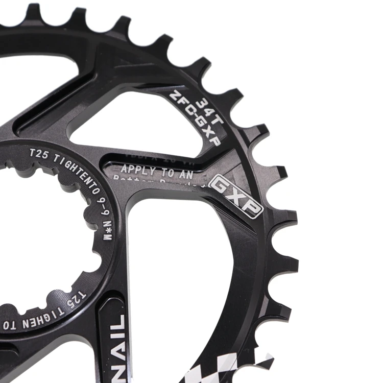 Online Cadena de caracol para GXP 6mm 1mm 6 1mm offset ronda eagle 30t 32 34 36 38 40X9X0 XX1 XO1 placa dentada de bicicleta MTB sram gxp