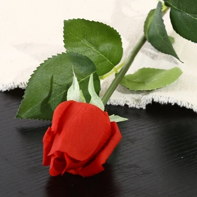 10 шт./компл. розы Искусственные цветы Свадебный букет-латексная реальная на ощупь Роза Букеты Свадебные дома вечерние цветы - Цвет: 18 style2