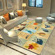 HD картина маслом ковер гостиная журнальный столик диван спальня ковер прикроватный половик дверной коврик Детский Мат для скалолазания