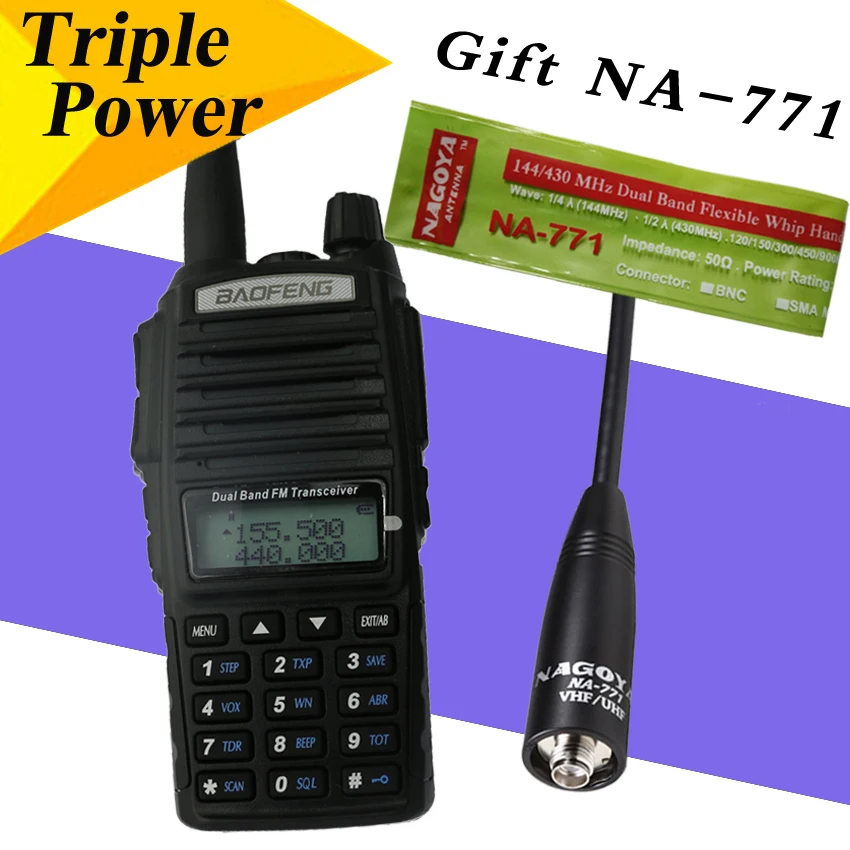 Baofeng UV 82 font b Walkie b font font b Talkie b font 8W Radio UV82HX