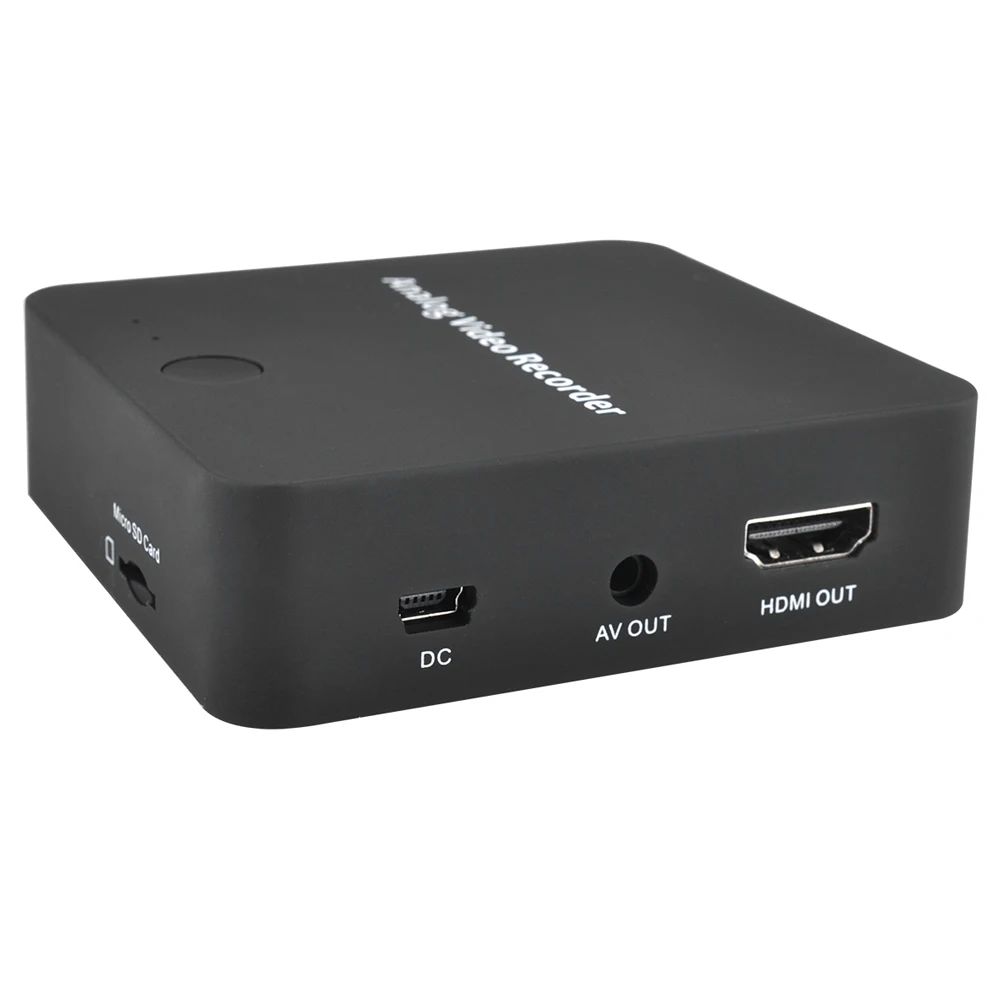 Аналоговый видеорегистратор преобразует аналоговый VHS камкордер DVD DVR в tf карту