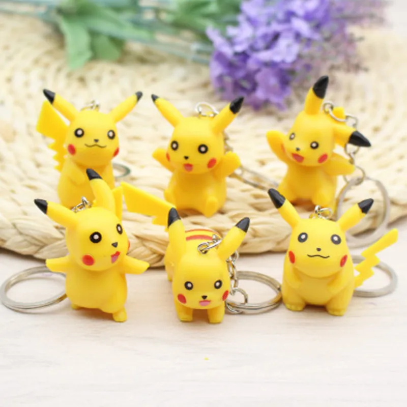 

Cartoon Pokemon Cartoon Pikachu Doll Key Chain Pendant Gift Birthday Gift