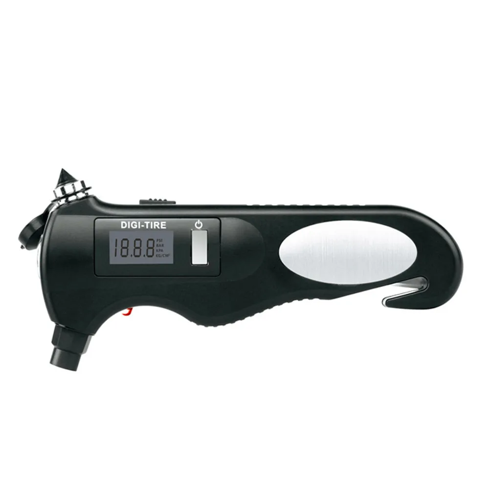 

Digital Air Pressure Gauge Multi Emergency Tool Window Breaker Flashlight Car Tire Pressure Tools Dropship #YL5