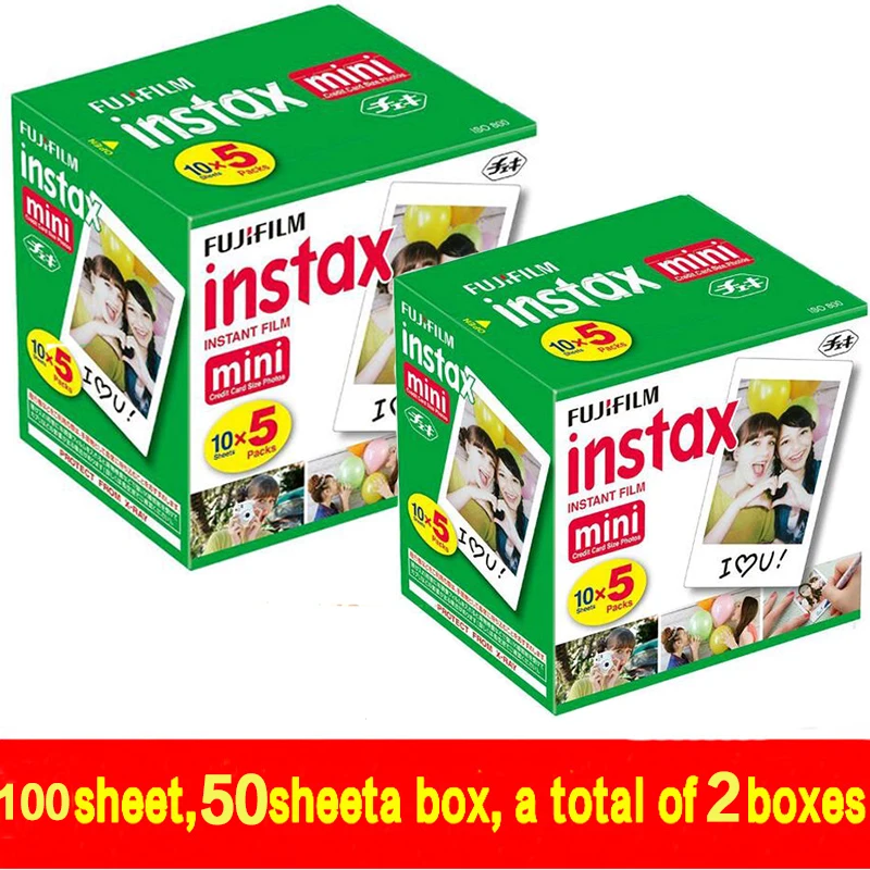 Prix pour 100 feuille Fujifilm Fuji Instax Mini 8 film pour Fujifilm Instantanée Mini 7 s 25 50 s 90 Caméra Fuji Instax Blanc Bord Photo Papier film Prix pour 100 feuille Fujifilm Fuji Instax Mini 8 film pour Fujifilm Instantanée Mini 7 s 25 50 s 90 Caméra Fuji Instax Blanc Bord Photo Papier film