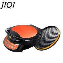 JIQI сковорода для выпечки, подвесная двухсторонняя нагревательная блинная машина для торта, домашняя электрическая машина для барбекю, пирога 1200 Вт