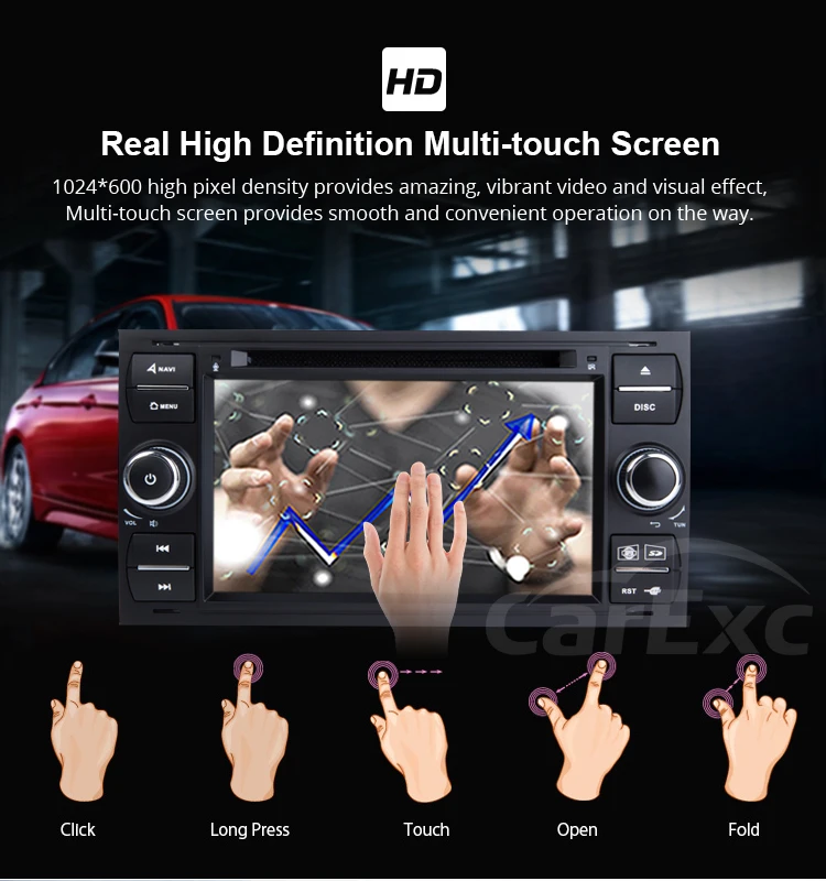 Best Android 9.0 Octa Core Car DVD Player For FORD S-Max Kuga Fusion Transit Fiesta Focus II GPS WIFI Navigation Radi WIFI Stereo 18