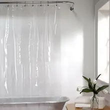PENA Moldproof Waterproof Shower Curtain Bathroom Bath Eco-Friendly Transparent White Clear Bathroom Curtain Bathroom Products PENA Moldproof Waterproof Shower Curtain Bathroom Bath Eco-Friendly Transparent White Clear Bathroom Curtain Bathroom Products