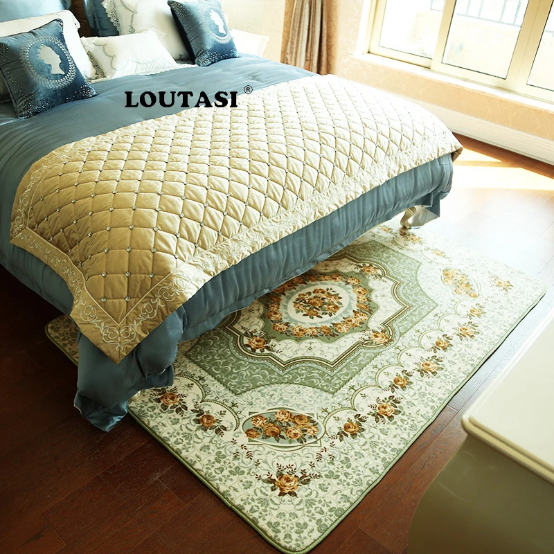 Loutsi Европа гостиная ковер стул йога коврик жаккардовый диван коврики для ванной и ковры ворсистая зона ковер домашний декор