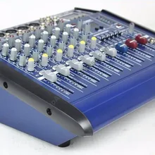 MacBook Pro синий 1000W 6-канальный микшерный пульт Мощность усилитель Live Studio аудио смесители для охлаждения охладителя 220-240V