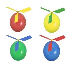 Традиционный классический Летающий воздушный шар вертолет для детей Товары для праздника Летающая Игрушка на открытом воздухе случайный