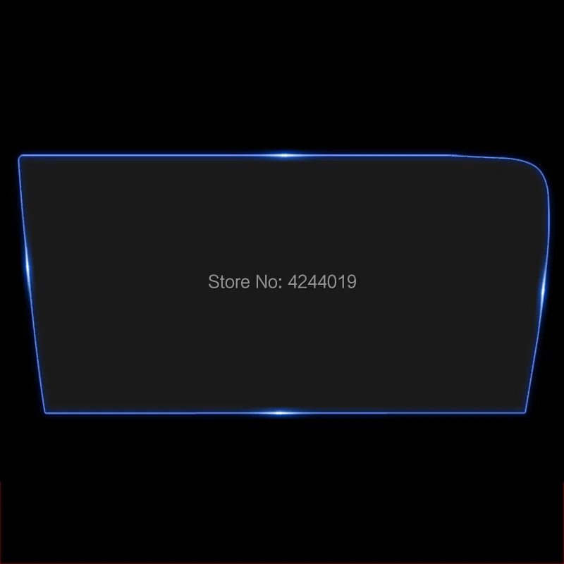 H9 анти-отпечаток пальца навигации Экран протекторы Стикеры автомобильный DVD Защитная пленка закаленное Стекло для MG6