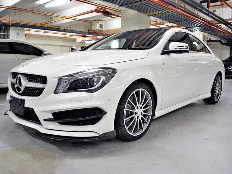 Benz W117 CLA250 Piecha GT-R carbon front splitter 02